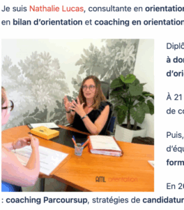 Extrait de la page À propos de AML ORIENTATION